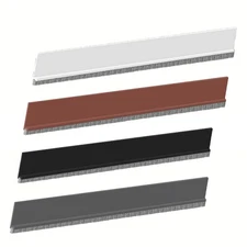 Energy Saving Door Bottom Brush Seal Strip 100CM Length White/Black/Brown/Gray