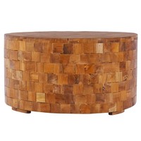 Vidaxl Couchtisch 60X60X35 Cm Teak Massivholz Neu