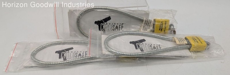 Project Childsafe Gun Locks Firearm Safety Metal Cable Locking Devices W/Keys