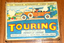 Vintage 20s Era Parker Brothers Famous Automobile Card Game Touring Improved Ed.