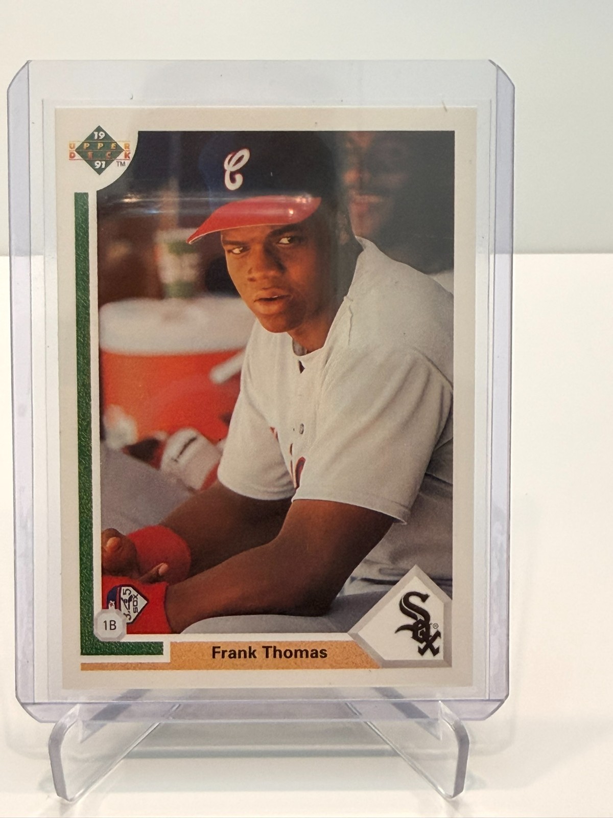 Score & Topps 1990 Frank Thomas Rookie Autograph Beckett Graded 10 Upper Deck view 6