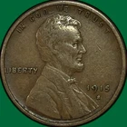 1915-S Lincoln Wheat Cent Extremely Fine XF Coin #36779