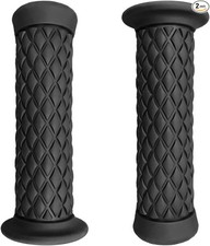 2 PCS Hand Grips, Non-Slip Rubber Handlebar Grip for 7/8" 21mm/24mm Handles, Com