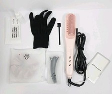 Wavytalk Pro Steam Hair Straightener Brush Steamline 3 in 1 Straightening Pink