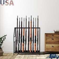 Portafucili Regolabile Portaoggetti Libera Installazione 10 Pistole Pistola Espositore Nuovo