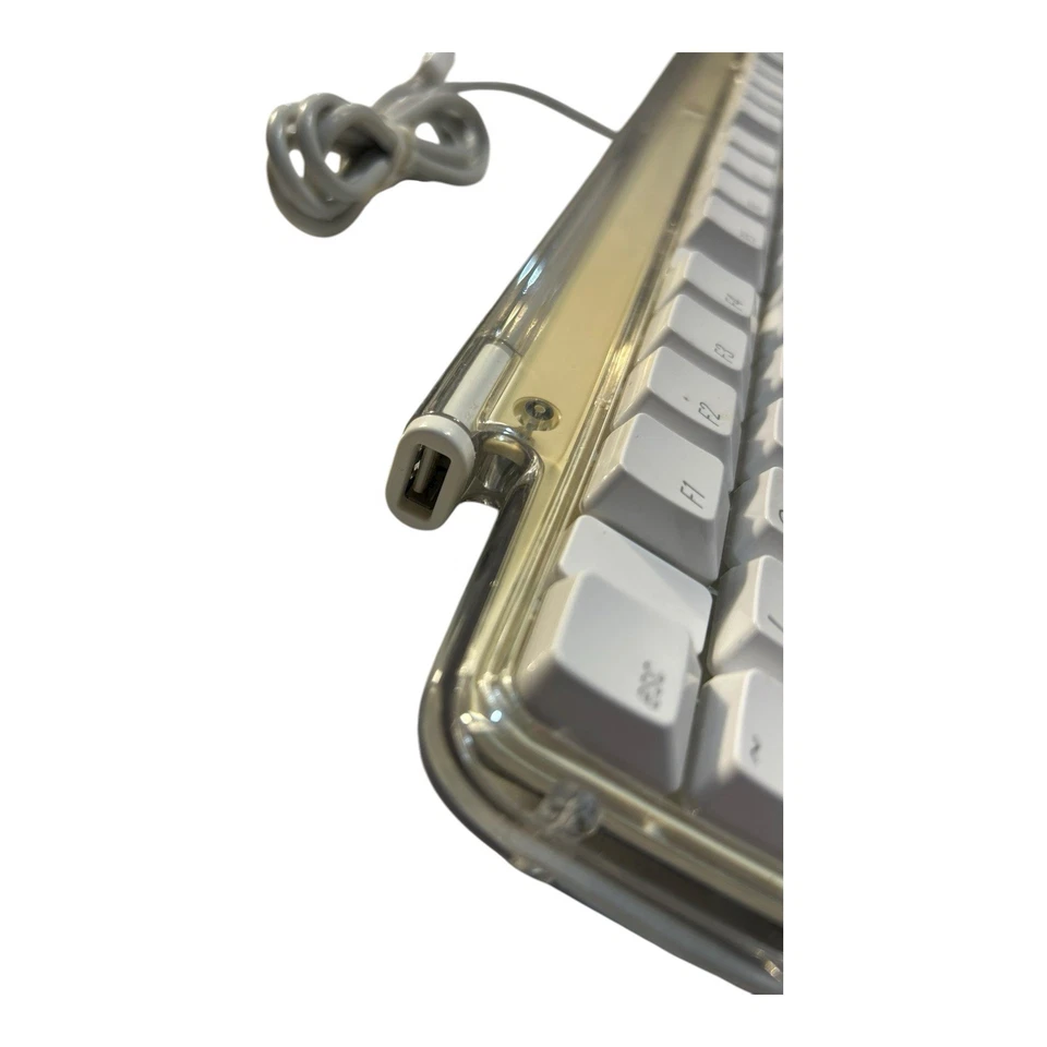 Apple Pro Keyboard M7803 + Wired Mouse A1152 2002 Vintage USB Tested - Image 3 of 4