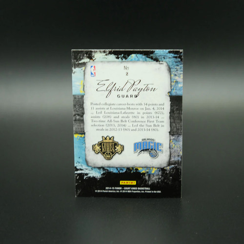 2014-15 Elfrid Payton Court Kings New Aesthetic Rookie Card - Picture 2 of 2