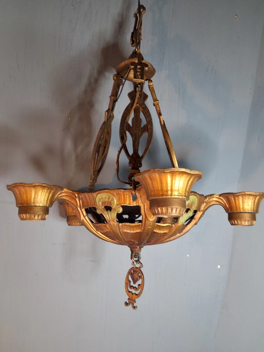 USA 1930s　ランプ　ライト　照明　レトロ　アンティーク 1930s Chandeliers for sale | eBay