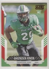 2021 Score Rookies Red Brenden Knox #366 0mb0