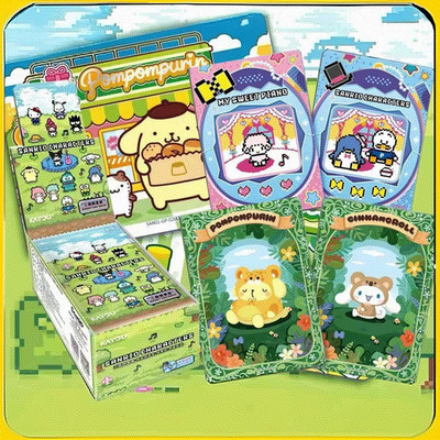 1Box Colorful Sanrio characters 36Pack Cards (Forest Melody) For Easter Gift