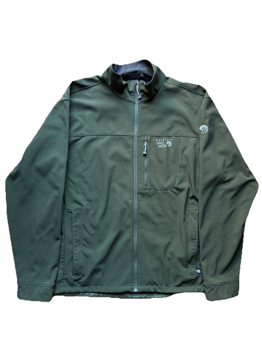 Mountain Hardware Soft Shell Jacket Mens XXL Gree… - image 1