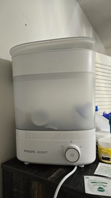 Philips AVENT Electric Baby Bottle Sterilizer White Removable Tray