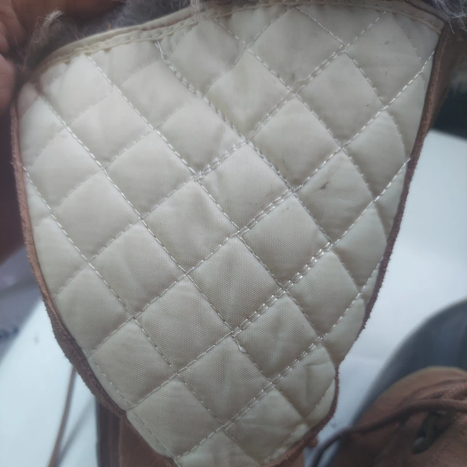 Super Nice KHOMBU 女式北欧 2 雪地靴 6 码人造毛皮衬里二手状况完好 — 第 4/4 张图片