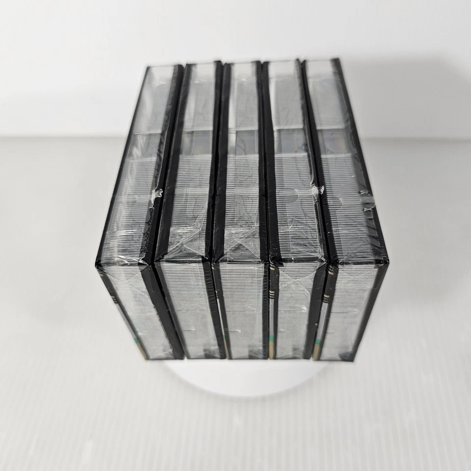 5 cintas de casetes de audio Memorex HB II, 60, nuevas selladas RARAS Foto 4 de 4