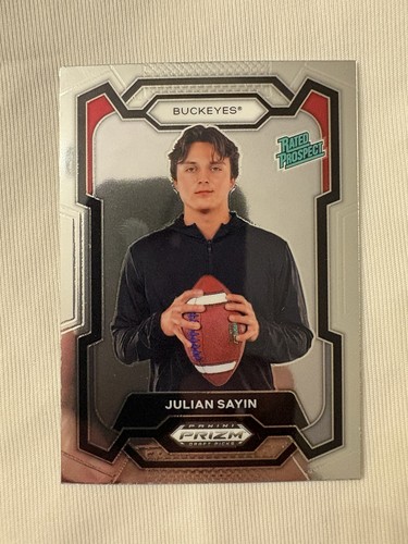 2024 Panini Prizm Draft Picks - Rated Prospect Julian Sayin #193 (RC)