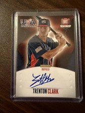 2014 Panini USA Baseball Team Sigs Trenton Clark Auto #/499
