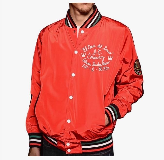 Roots of Fight Bloodlines Julio Cesar Chavez Stadium Jacket Mens