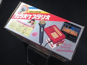 Tested BOXED Karaoke Studio Nintendo Famicom FC NES BANDAI 1987 made in Japan 3