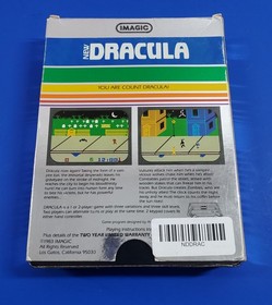 iMagic DRACULA Intellivision CIB Vintage Video Game Manual Overlays Complete