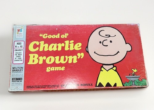 1971 MILTON BRADLEY "GOOD OL' CHARLIE BROWN" Board Game Complete