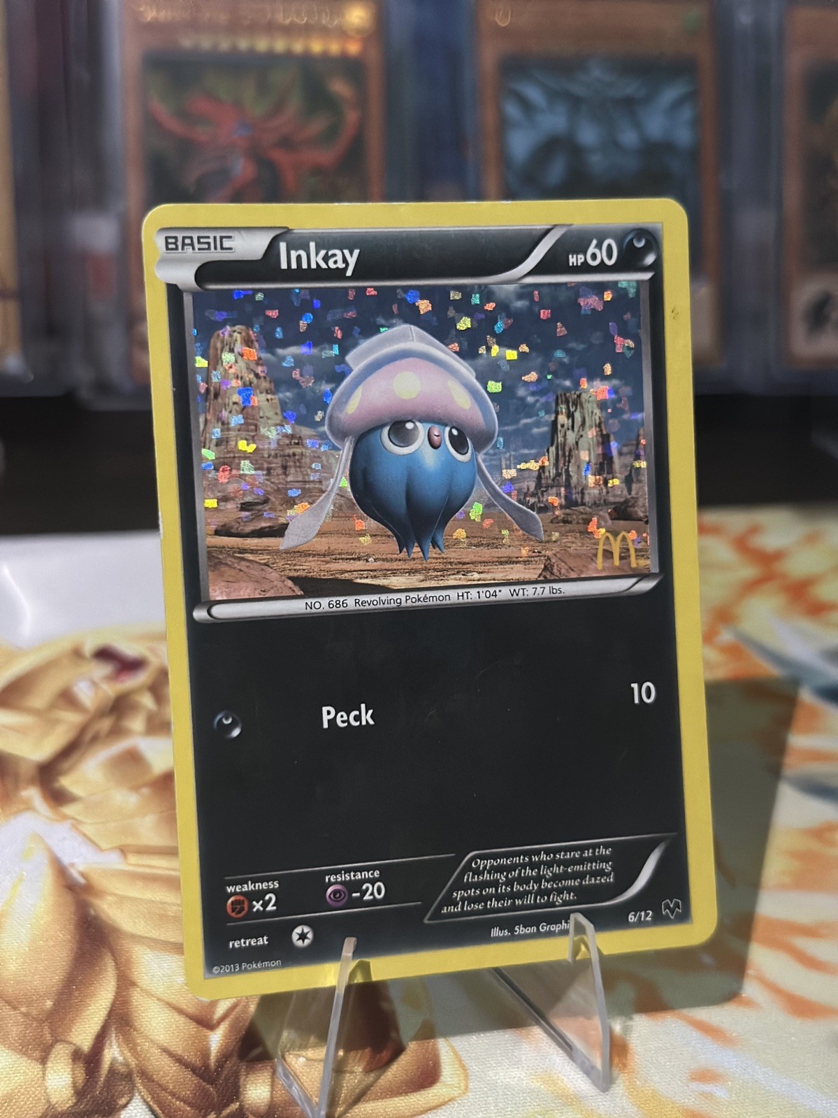 Pokémon Inkay 6/12 Holo – McDonald’s Promo 2014