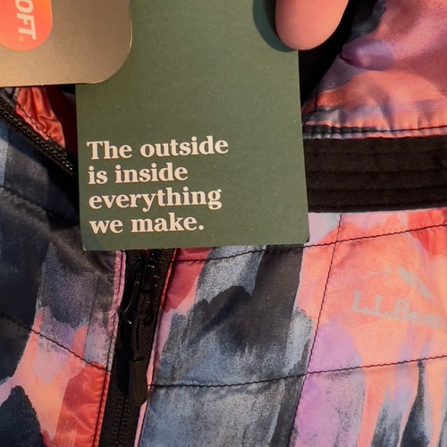 L.L.Bean PrimaLoft Cross Core Packaway Long Vest Women's XXS Reg NEW Item 505996 - Picture 18 of 24