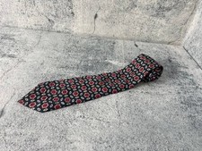 Lanvin Paris Mens Necktie Multicolor Silk Geometric - Adjustable Casual Tie