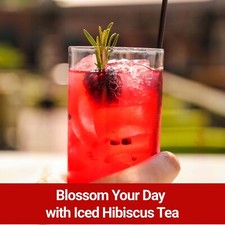 50 Hibiscus Tea Bags, Pure Hibiscus Flower Tea For Iced Tea, Herbal Tea