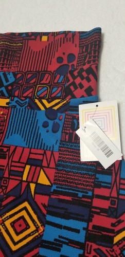 Lularoe Medium Azure Skirt Multi Color Geometric Print Skirt - Picture 2 of 11