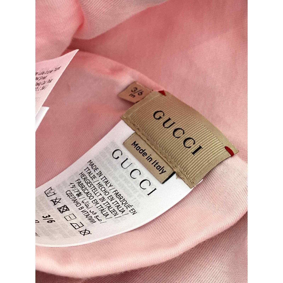 Gucci Logo Baby Girl Pale Pink Cotton Gift Set One Piece Romper