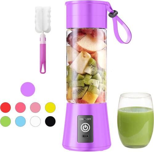 Cordless Personal Size Portable Blender - 14 Oz Blender for Smoothies and Shakes - 第 1/8 張圖片