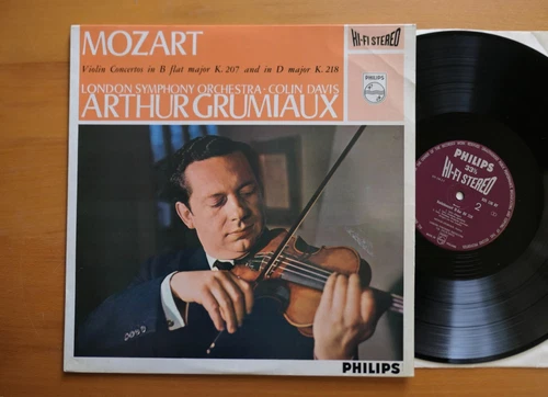 835 136 ED1 Arthur Grumiaux Mozart Violin Concertos 1 & 4 Philips HI-FI STEREO