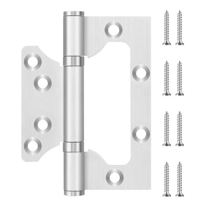 Nonmortise Door Hinges 4 X 3 Inch Satin Nickel Stainless Steel Bearing Mute Smoo