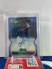 2023 Bowman Chrome Sapphire Auto Ronny Simon 1st Bowman Rays Marlins