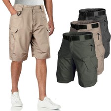 Tactical Cargo Shorts Mens Waterproof Shorts Outdoor Hiking Fishing Track Shorts