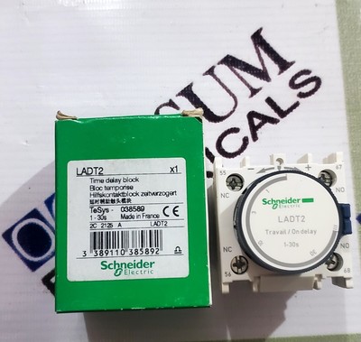 SCHNEIDER LADT2 ON DELAY TIMER ADD ON BLOCK TIMING 1-30S SCHNELLER VERSAND