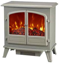 Focal Point Weybourne Traditional 1.85kW Matt Sage grey Electric Stove(A)