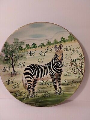 Mayrich Decorative Zebra Plate Home Decor Collection Hand Crafted 10 5 840588032372 - Mayrich Home Decor Mayrich Decorative Zebra Plate Home Decor Collection Hand Crafted 10 5 840588032372 - Mayrich Home Decor