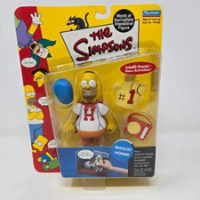 THE SIMPSONS MASCOT HOMER WORLD OF SPRINGFIELD INTELLITRONIC PLAYMATES FIGURE