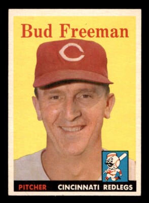 1958 Topps Baseball #27 Bud Freeman NM *e1