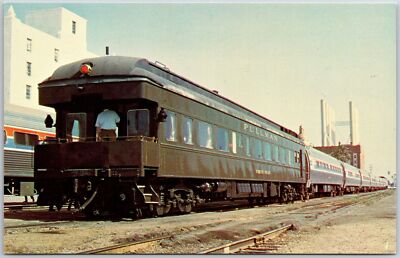 Train Pullman ''Robert Peary'' Pacific Southwest Railway Museum Postcard