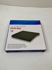 Pop-Up Mobile External DVD-RW Drive USB 2/3.0 up to 5Gbps Windows, Linux, Mac OS