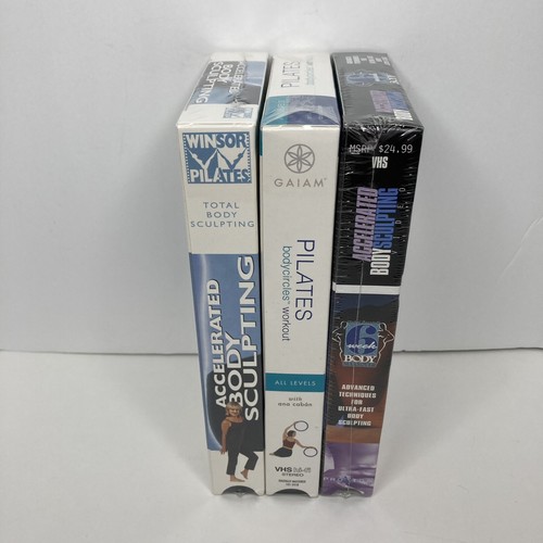 Lot Of 3 Exercise VHS - Pilates Accelerated Body Sculpting Bodycircles, New - Picture 9 of 9