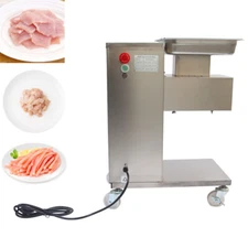 QE 5mm Meat Slicer Cutter Meat Processing Equipment 500kg/h OutPut 500W Shreder