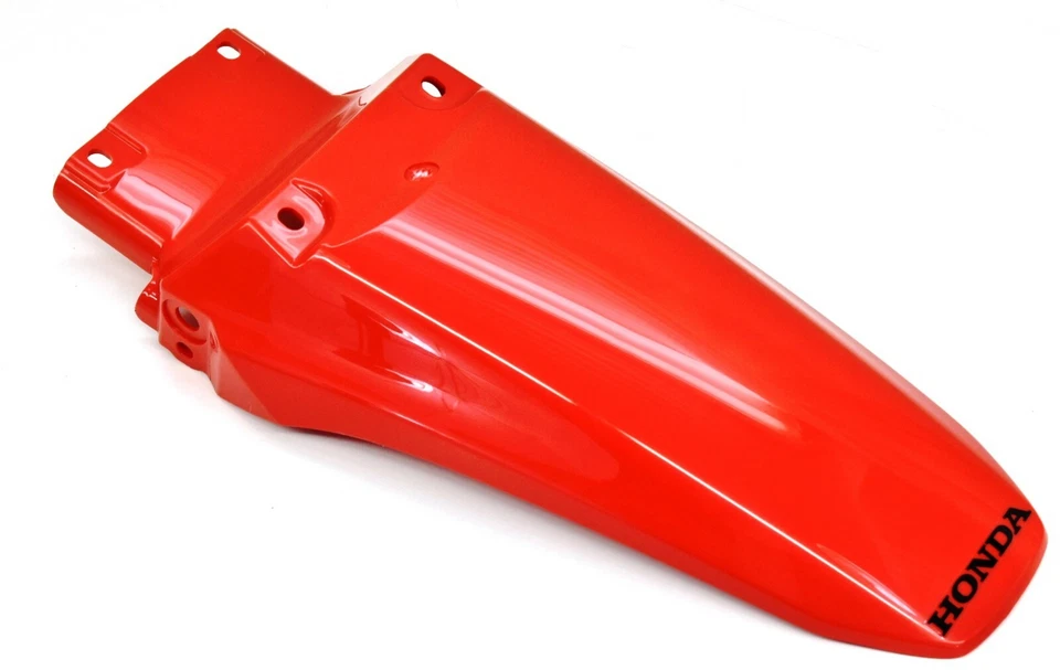 Guardabarros trasero 02-03 XR80 R XR100 R OEM rojo lucha genuino Honda guardabarros #i287 Foto 2 de 4
