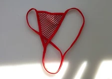 Ultra Micro Plunge Fishnet Panty