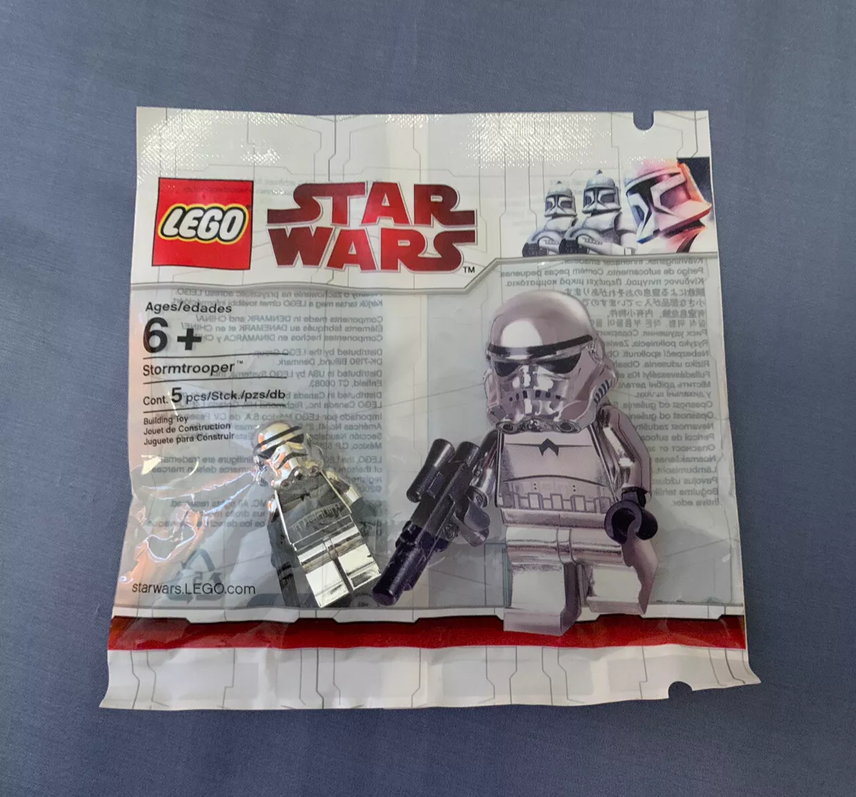 LEGO STAR WARS LIMITED EDITION 2009 CHROME STORMTROOPER