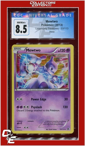 Legendary Treasures 53 Mewtwo Holo CGC 8.5