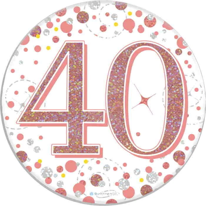 Ages 1-100 Adult Age Milestone Birthday Badge 16th 18th 21st 30 40 50 60 70 - Image 2 of 4