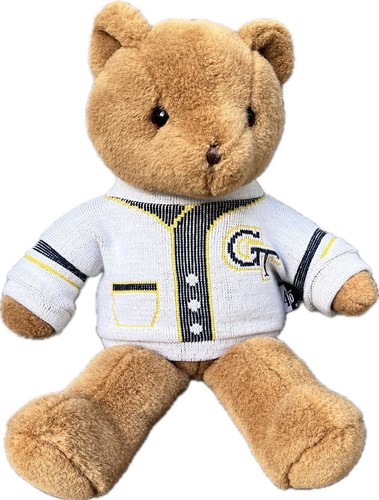 Roxbury Mills Georgia Tech GT Bear Plush Letterman Sweater